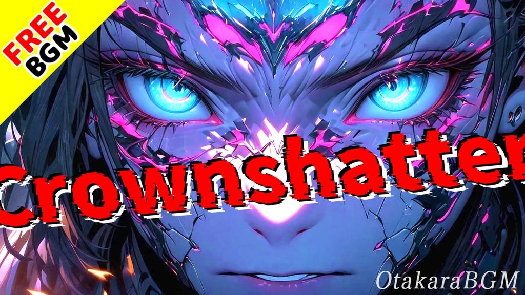 【フリーBGM / 歌あり】Crownshatter|サイバートランス×高速ラップの最強戦闘曲【かっこいい / 疾走感 / 男性ボーカル / テンション上がる / 盛り上がる】
