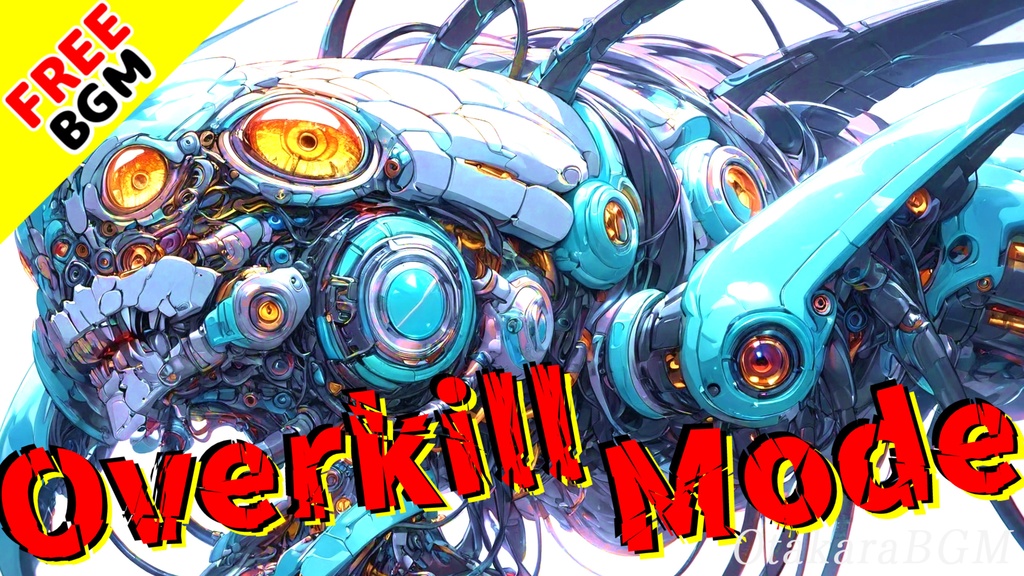 【フリーBGM / 歌あり】Overkill Mode|最高速度の超高速ラップ!敵を一瞬で殲滅させる最強の戦闘曲【アップテンポ / 爽快感 / かっこいい / 洋楽風】