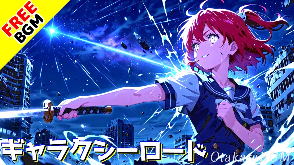 【フリーBGM】ギャラクシーロード|流星群に願いを乗せて走る、青春エモロック【宇宙感 / 旅路 / お洒落 / エモい / 星空】