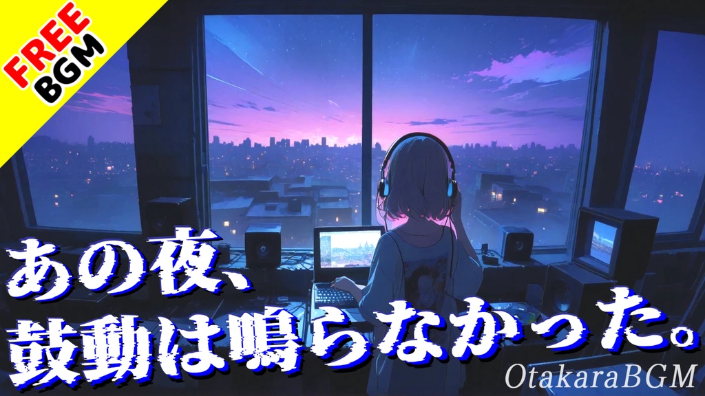 あの夜、鼓動は鳴らなかった。|深夜に刺さる切なエモロック【フリーBGM / 歌あり / 女性ボーカル】