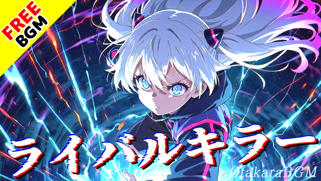 ライバルキラー|全部奪ってスポットライトを狙え!アニメOP風バトルソング【フリーBGM / 歌あり / 女性ボーカル】