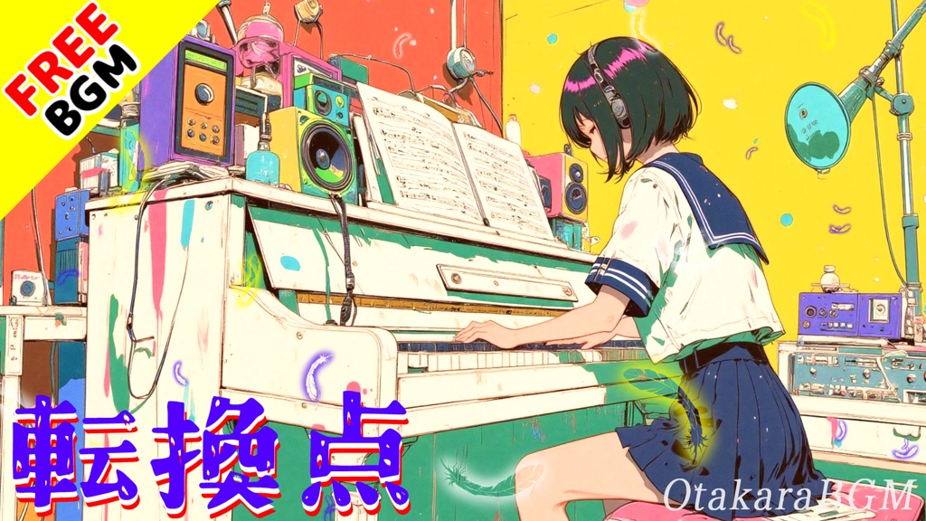 転換点|「好き」が勇気になった学園恋愛のフリーBGM【歌あり / 青春 / ピアノ曲 / 高校生ボーカル / アニメED風】