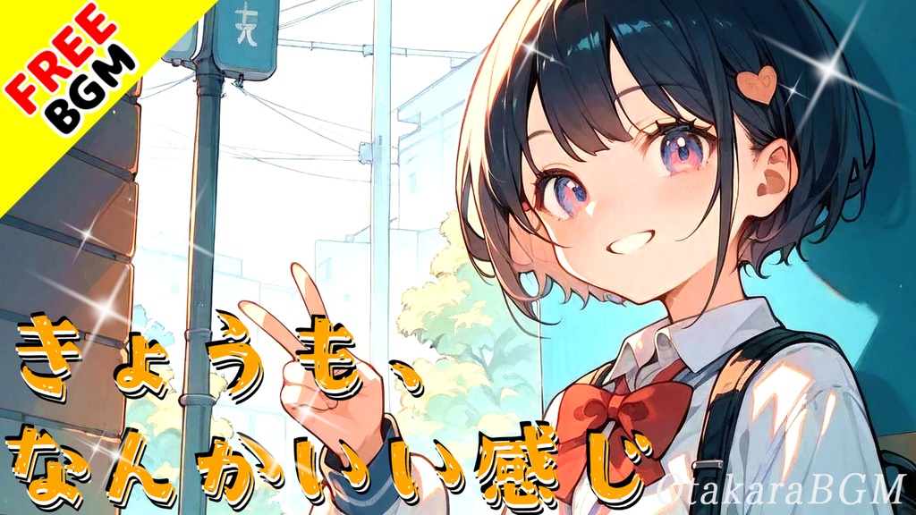 【フリーBGM】きょうも、なんかいい感じ|ほっこり可愛い日常系🎵雑談・配信に優しい癒し音【落ち着く / 会話BGM】