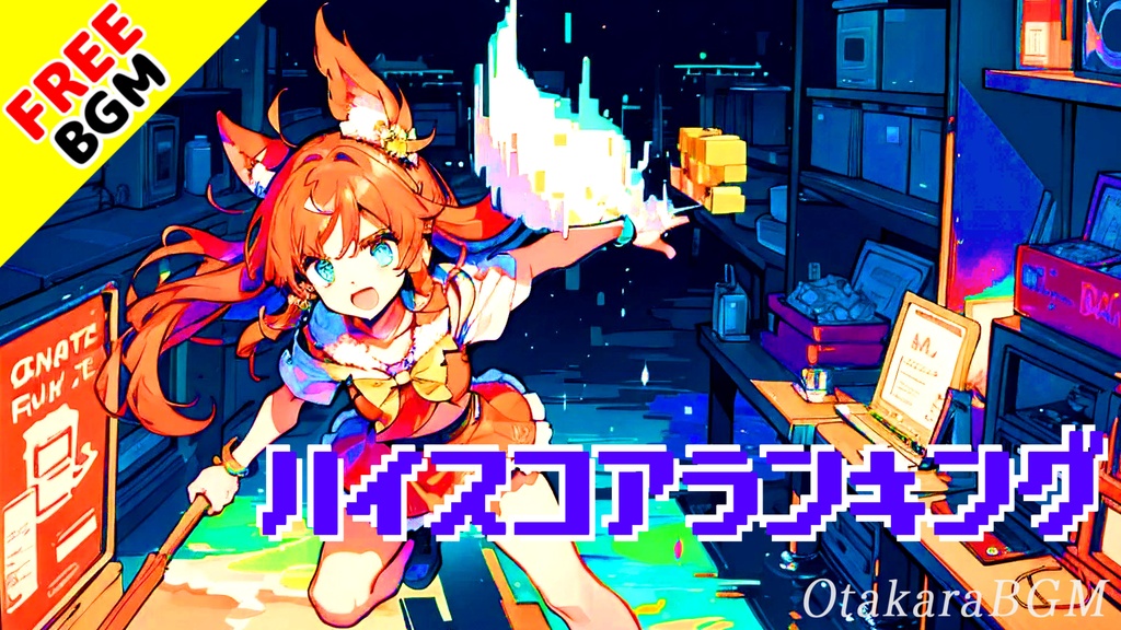 【フリーBGM】ハイスコアランキング｜ピコピコ全開！懐かしさMAXのレトロゲーム風BGM【楽しい / アップテンポ / 配信向け】