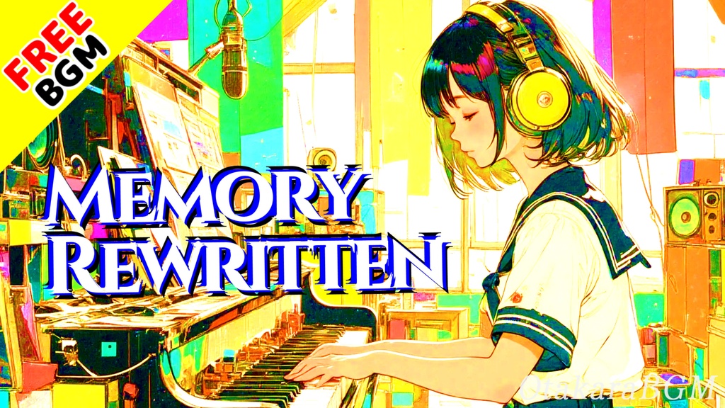 【フリーBGM】Memory Rewritten｜ピアノ×JAZZ ROCKの美しき疾走【かっこいい / お洒落 / 待機画面 / 配信向け】