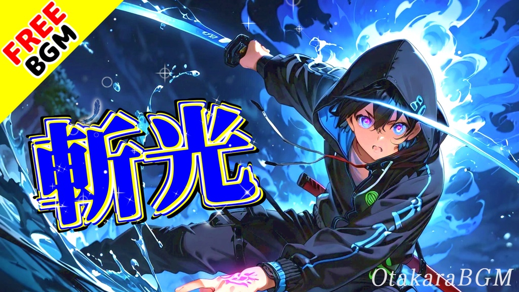 【フリーBGM / 歌あり】斬光｜“正義も星座も斬り裂け”戦闘型エモ・アニソン風ロック【かっこいい / 疾走感 / ゲーム実況 / 男性ボーカル / J-Rock】