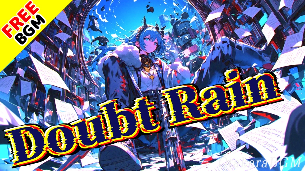 【フリーBGM / 歌あり】Doubt Rain｜“ずぶ濡れのまま、叫び合う”男女ツインボーカルが織りなす青春エモロック【疾走感 / デュエット / ハモリ / 配信向け / 邦楽風】