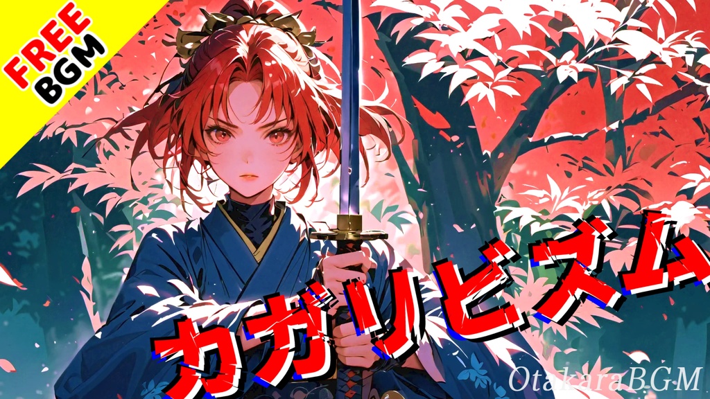 【フリーBGM / 歌あり】カガリビズム｜叫びが灯火になる和風ツインボーカル×戦闘曲【和ロック / 疾走感 / ハモリ / 和楽器 / 中毒性あり / 男性ボーカル / 女性ボーカル】