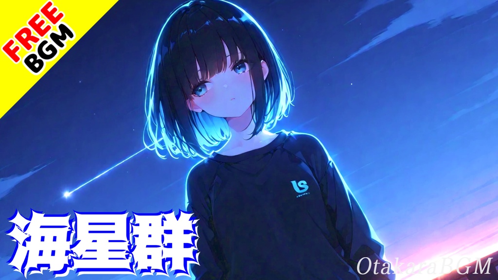 【フリーBGM / 歌あり】海星群|“さよなら”が光になる夜、星座が海に溶けていく【エモロック / 青春 / ツインボーカル / ハモリ / 女性ボーカル / 透明感 / アートロック】