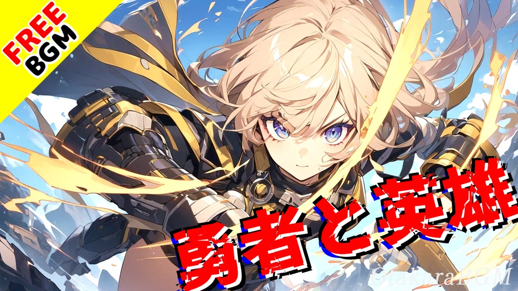 【フリーBGM / 歌あり】勇者と英雄｜異世界×転生アニメOP風！疾走感×デュエットが刺さる神曲【男女ボーカル / アップテンポ / ロック】