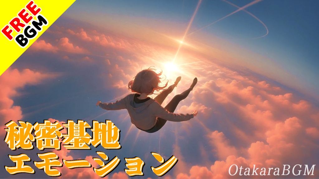 秘密基地エモーション|夏の終わりに響く青春エモロック【オルタナティブロック / 学校 / 青春 / かっこいい / 疾走感 / アップテンポ / フリーBGM / 歌あり】