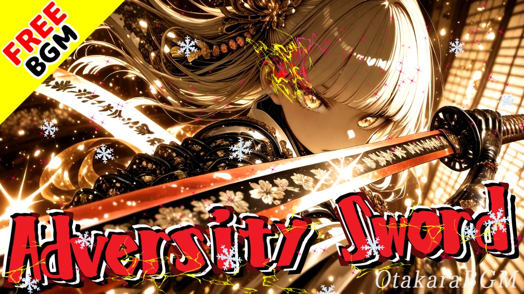 【刃を掲げよ】Adversity Sword｜歌ありフリーBGM｜和風メタル×ダブステップ×戦闘曲×誓い×かっこいい