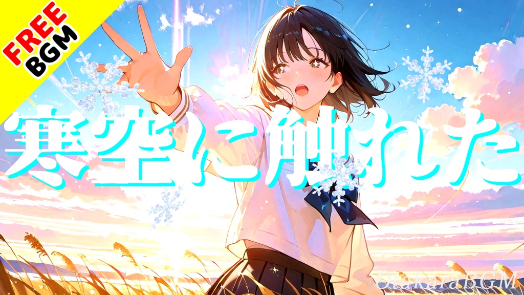 寒空に触れた｜息が白くなるほどエモい冬アニソン青春ロック【歌ありフリーBGM / 冬アニソン風 / 青春ロック / エモい / 切ない / アニメOP風】