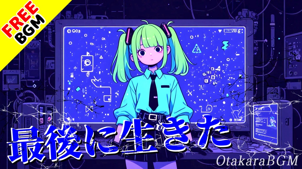 最後に生きた|止まっていた今日が動き出すエモロック【フリーBGM / 歌あり / アニソン風 / 切ない / 共感系 / 感情が揺れる曲 / 女性ボーカル / 邦ロック】