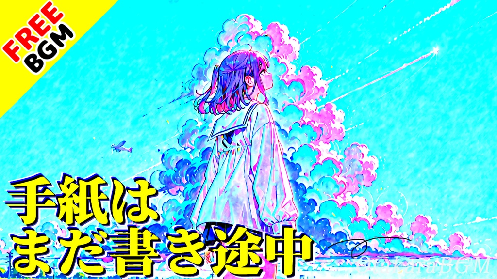 手紙はまだ書き途中｜不器用な勇気と未来のメッセージを歌うエモバンド系ロック【フリーBGM / 歌あり / 邦ロック / 切なくて温かい】