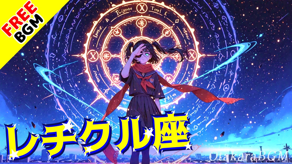 レチクル座｜夜を撃ち抜く覚悟と希望の照準アニソン系エモロック【フリーBGM / 歌あり / 戦う理由 / 覚醒 / 中毒性 / 感情ロック】
