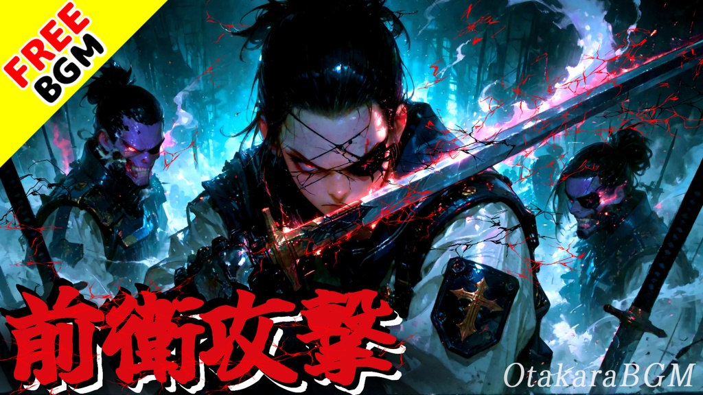 前衛攻撃｜一撃で未来を切り拓く戦闘系エモロック【フリーBGM / 歌あり / 覚醒 / バトル / 男性ボーカル / アニソン風 / シンガロング】