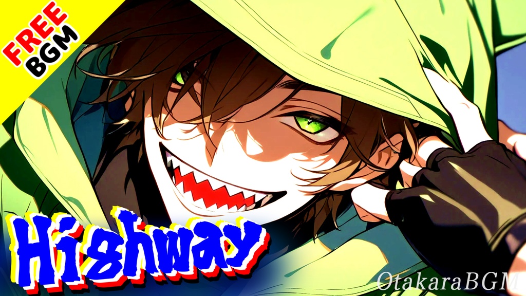 Highway｜止まらずに走り続ける深夜ドライブ系エモロック【フリーBGM / 歌あり / 疾走感 / 運転 / 青春 / アニソン風 / 高速道路 / エモーショナル / シンガロング】
