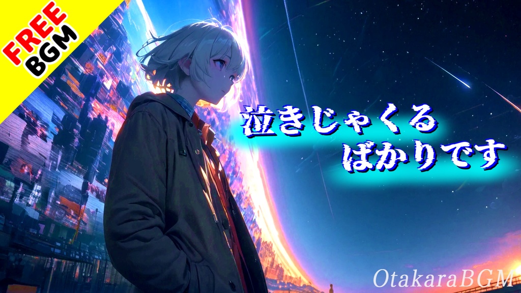 泣きじゃくるばかりです｜弱さを隠さず立ち尽くす心のエモロック【フリーBGM / 歌あり / 切ない / 男性ボーカル / つらい時に聴きたくなる曲 / 覚醒前夜 / アニソン風 / シンガロング】