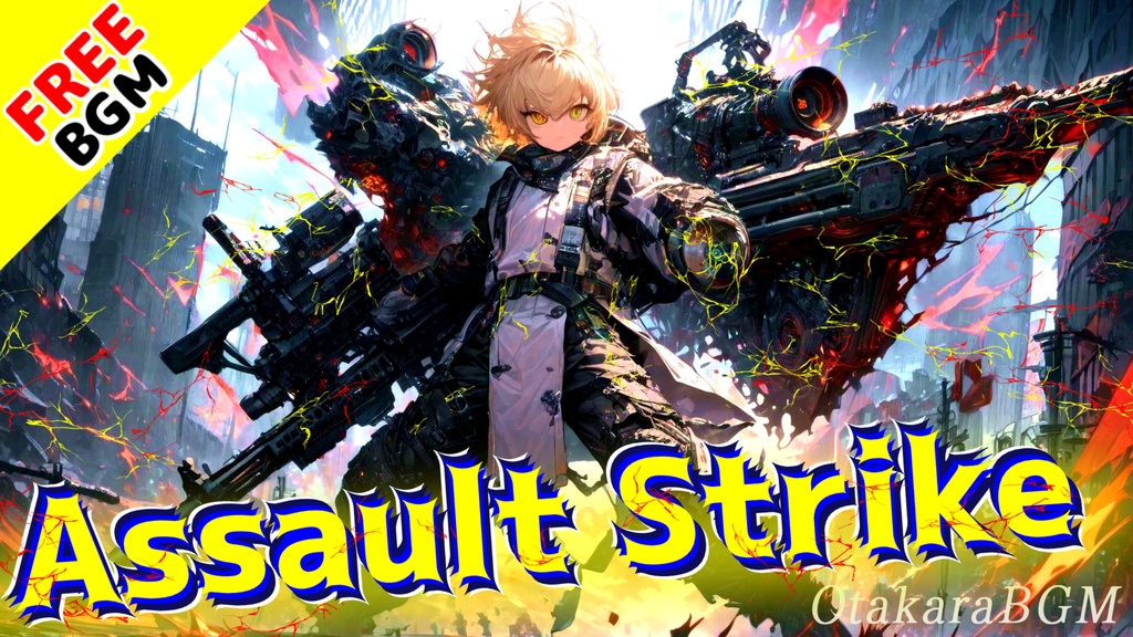 Assault Strike｜現実を奪い返すカッコイイ超高速ラップ【歌あり / 英語ラップ / 洋楽風 / 反骨 / 中毒性 / フリーBGM / FPS】