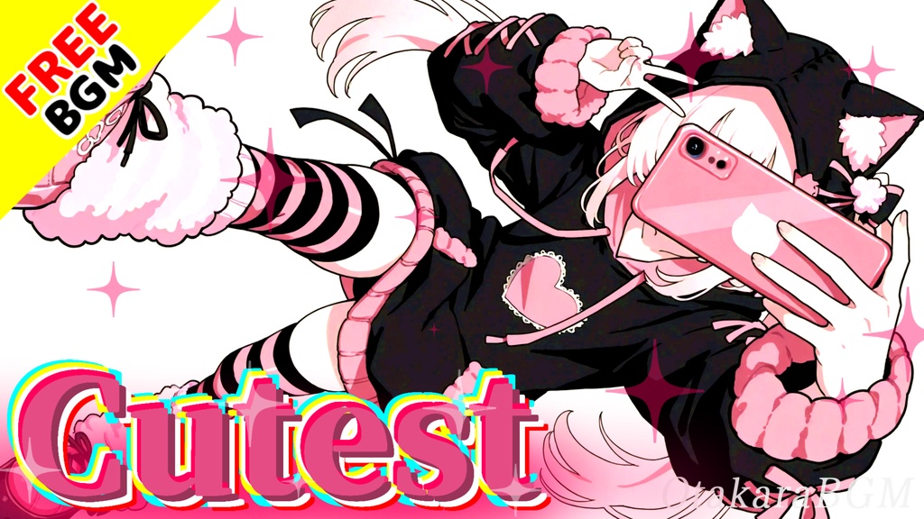 Cutest｜甘さの裏で牙を剥く超高速キュートラップ【歌あり / 英語ラップ / 女性ボーカル / ハイパーポップ / 中毒性 / フリーBGM / 可愛いラップ】