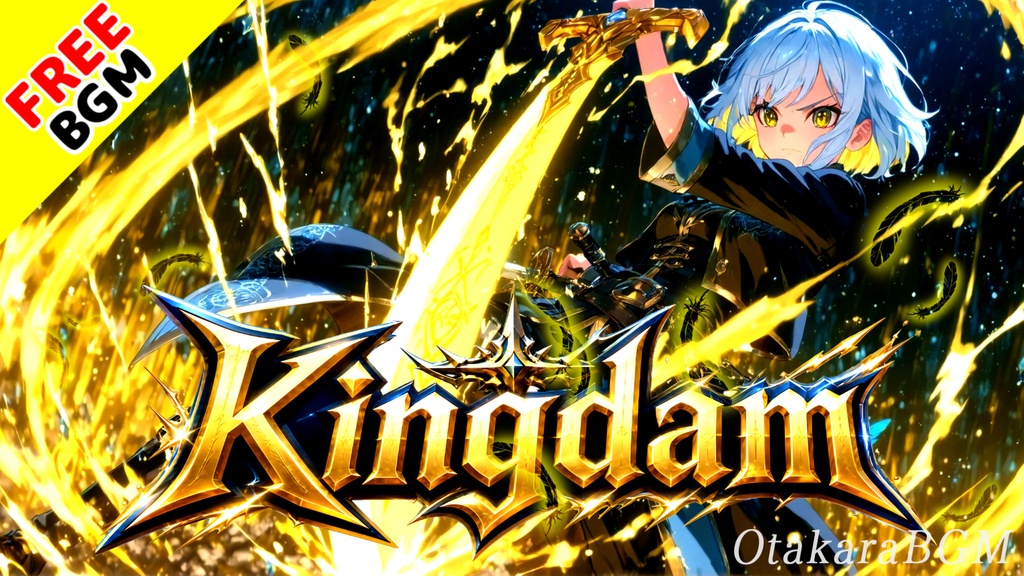 Kingdam｜ピアノロックでカッコ良すぎる自己証明アニソン風ロック【フリーBGM / 歌あり / かっこいい / 中毒性 / 疾走感 / テンションが上がる / Slap Bass】
