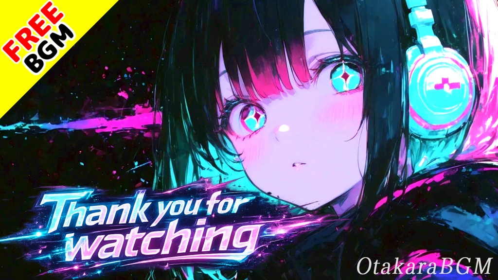 Thank you for watching|配信の最後に流したい楽しい雰囲気で感謝を伝えるED曲【フリーBGM / 歌あり / VTuber / 配信者 / エンディング / 癒し / またね】