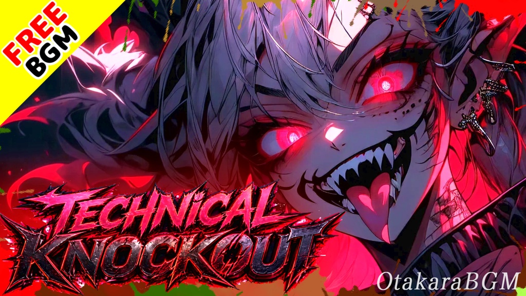 Technical Knockout｜限界をぶち抜く最強バトルロック【フリーBGM / 歌あり / アニソン風 / かっこいい / 疾走感】