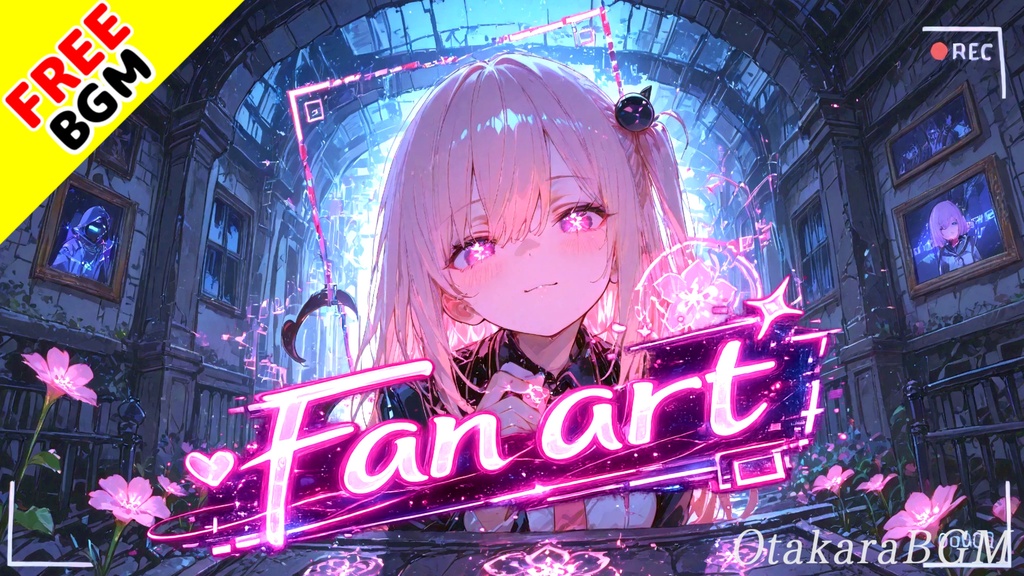 Fan Art｜ファンアートを受け取る優しい配信者ソング【フリーBGM / 歌あり / 配信 / かわいい / エモい / Vtuber】