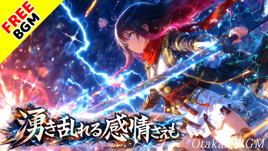 湧き乱れる感情さえも｜感情が怪物化する激情アニソンロック【フリーBGM / 歌あり / バトル / かっこいい / 中毒性】
