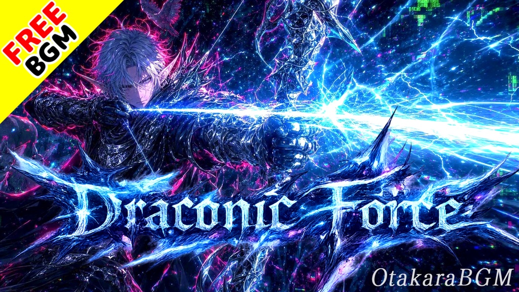 Draconic Force|覚醒した竜の力が暴れ出す最強バトルアニソン【フリーBGM / 歌あり / ドラゴン / かっこいい / 戦闘BGM】