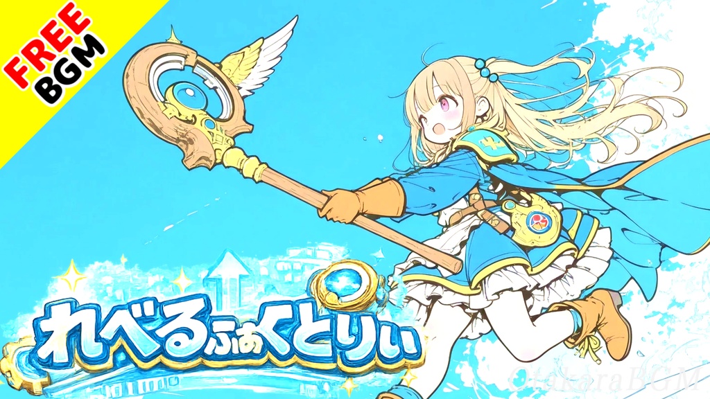 れべるふぁくとりぃ｜レベルアップを繰り返して勝利を目指すゲームロック【フリーBGM / 歌あり / かわいい / FPS / アニソン風】