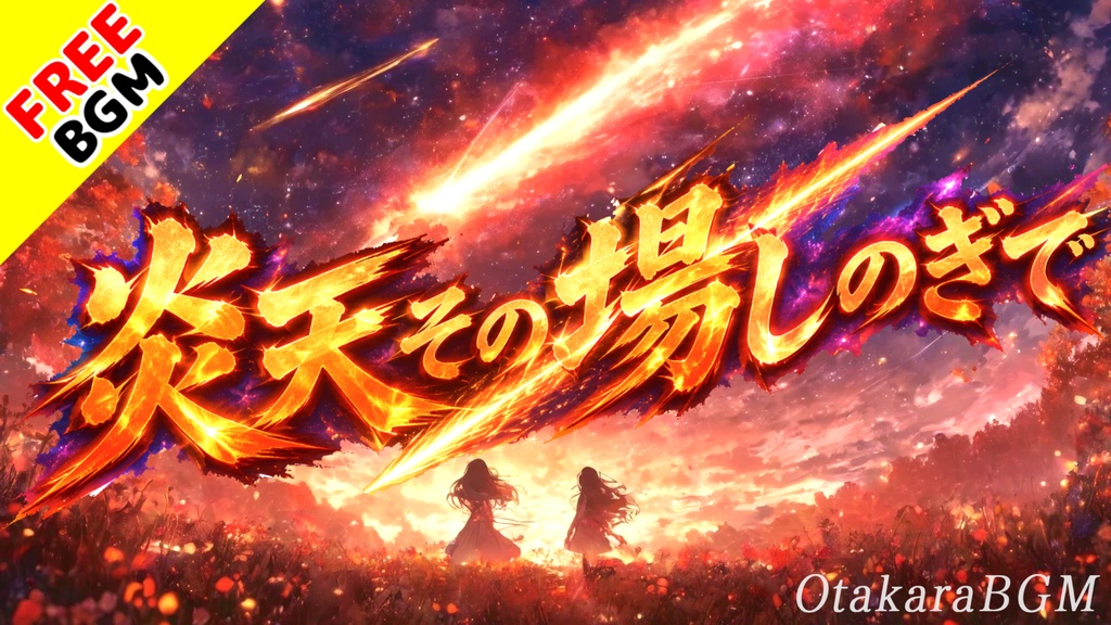 炎天その場しのぎで|夏を塗り替える灼熱アニソンロック【フリーBGM / 歌あり / 女性ボーカル / 夏 / 疾走感 / かっこいい / 可愛い】