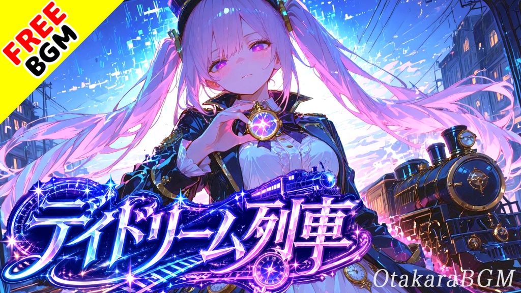 デイドリーム列車｜夢かわいい夏のデジタルシティポップ【フリーBGM / 歌あり / 女性ボーカル / かわいい / エモい / 恋愛】