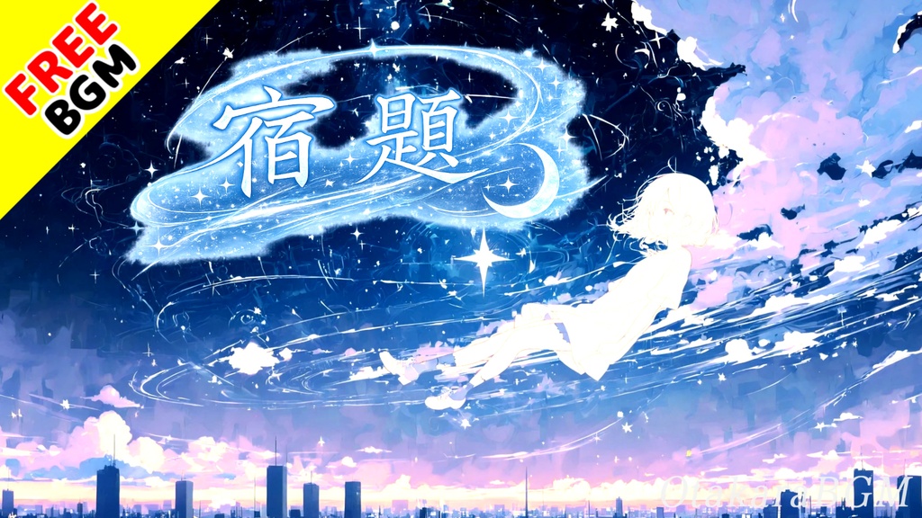 宿題|夏休みの午後を閉じ込めたノスタルジックアニメED風ソング【フリーBGM / 歌あり / 女性ボーカル / 夏 / 癒し / エモい】