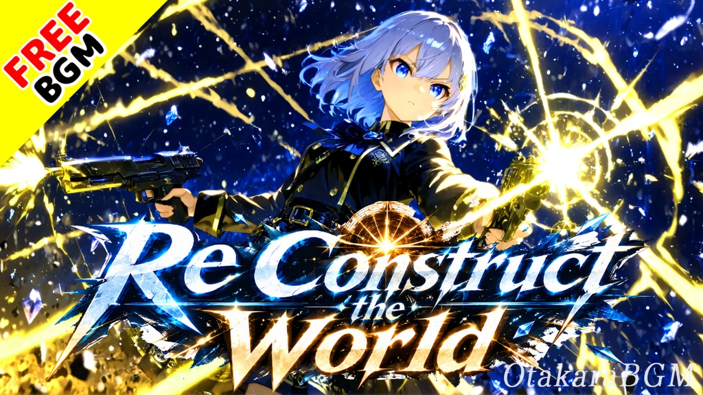 Re Construct the World|世界を再構築する極限速サイバーラスボスBGM【フリーBGM / 歌なし / パワーメタル / ダブステップ / 戦闘 / 覚醒】