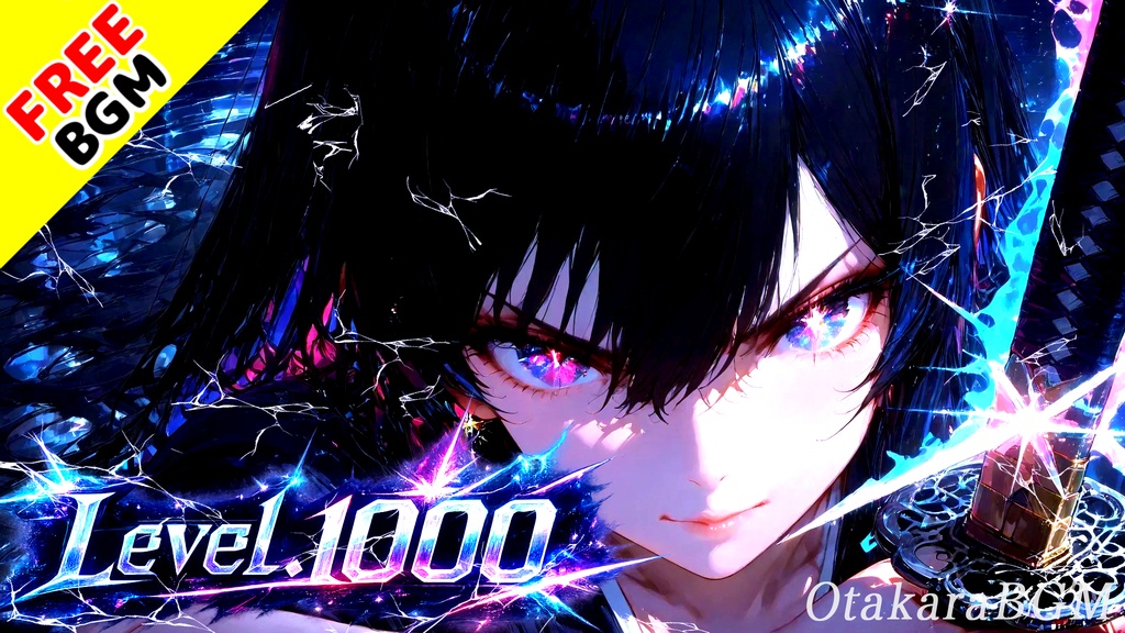 Level.1000｜999の限界をぶち壊す超高速ラップ【フリーBGM / 歌あり / アニソン風 / 反逆 / バトル / 覚醒 / かっこいい / 動画編集 / 配信向け】