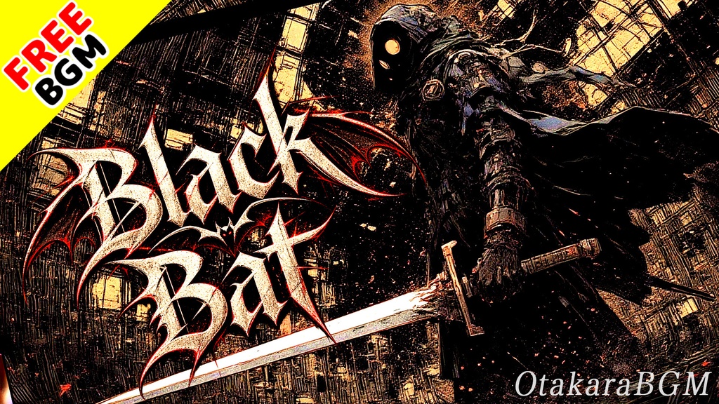 Black Bat｜漆黒ヴィランソング【フリーBGM / 歌あり / ヴィラン / ダーク / 英語ラップ / 中毒性 / Dance】