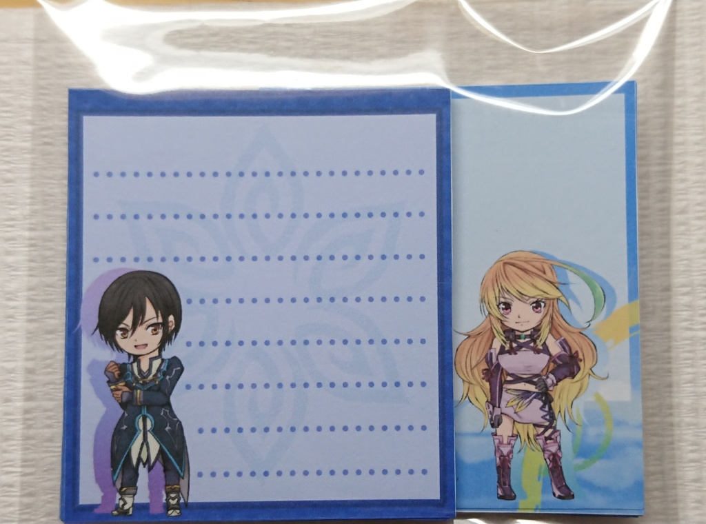 エクシリアメモ用紙 ジュード&ミラ