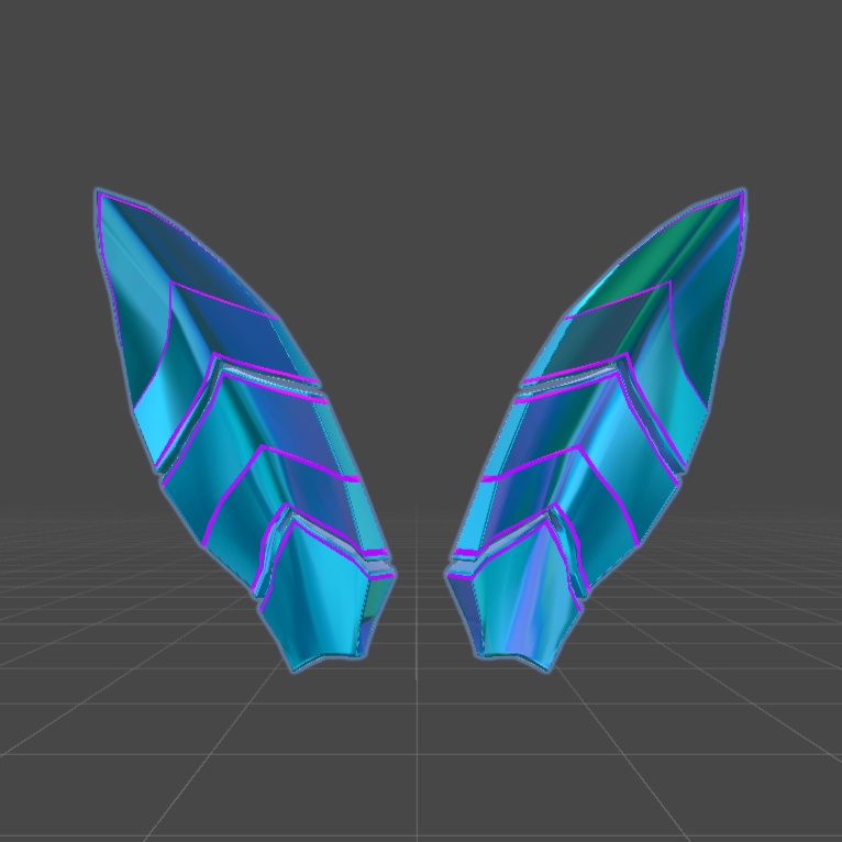 【VRChat想定・MA設定済み】ティコちゃん向けアクセサリーキット