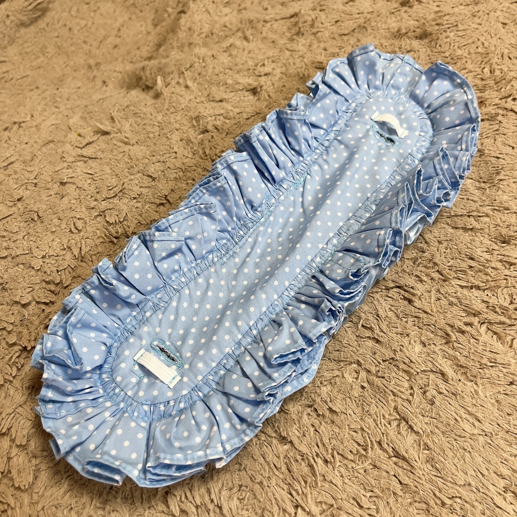 カスタムヘッドドレス 水玉(ブルー)