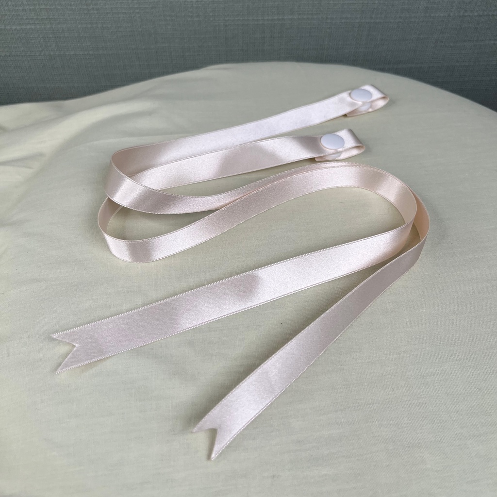 あごひもリボン サテン各色