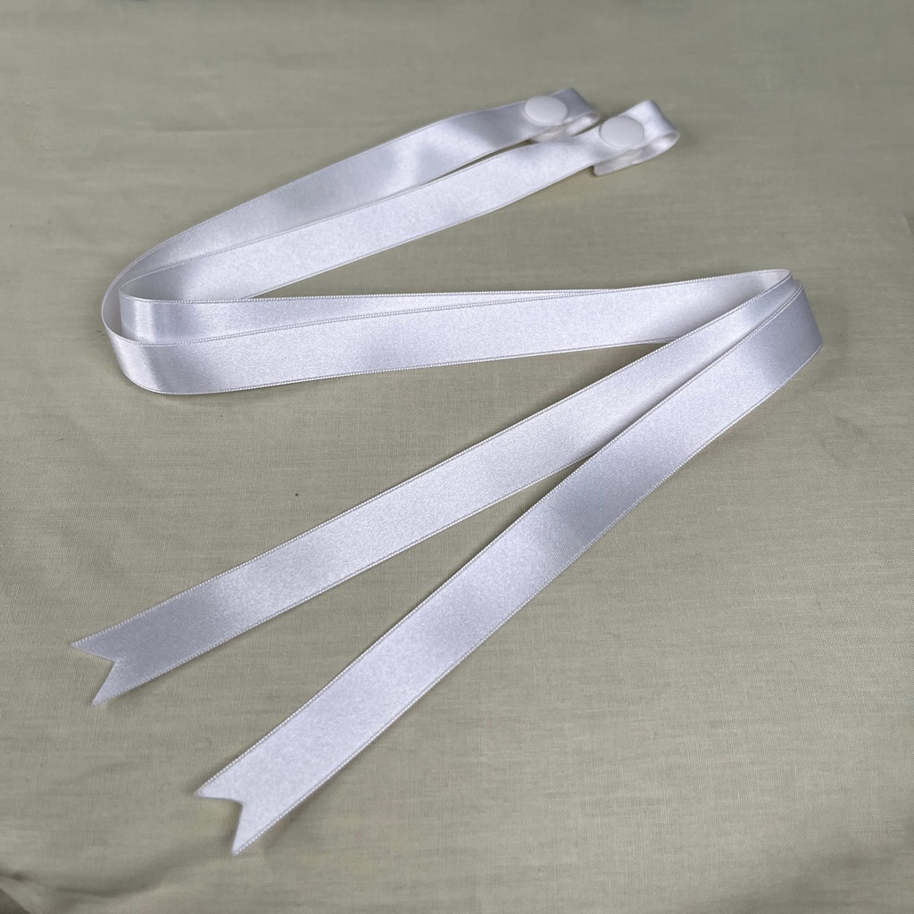 あごひもリボン サテン各色