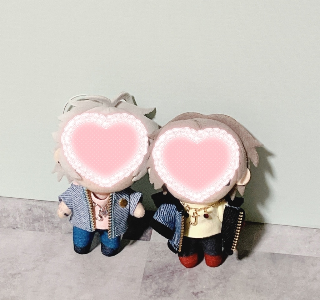 ぬい用 S&Jペアネックレス