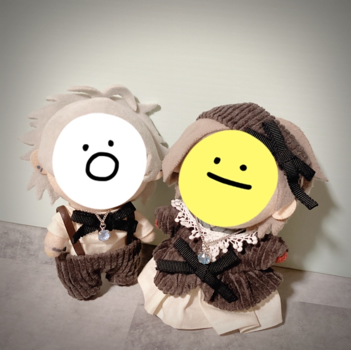 ぬい用 推し色ネックレス