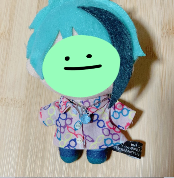 ぬい用 推し色ネックレス