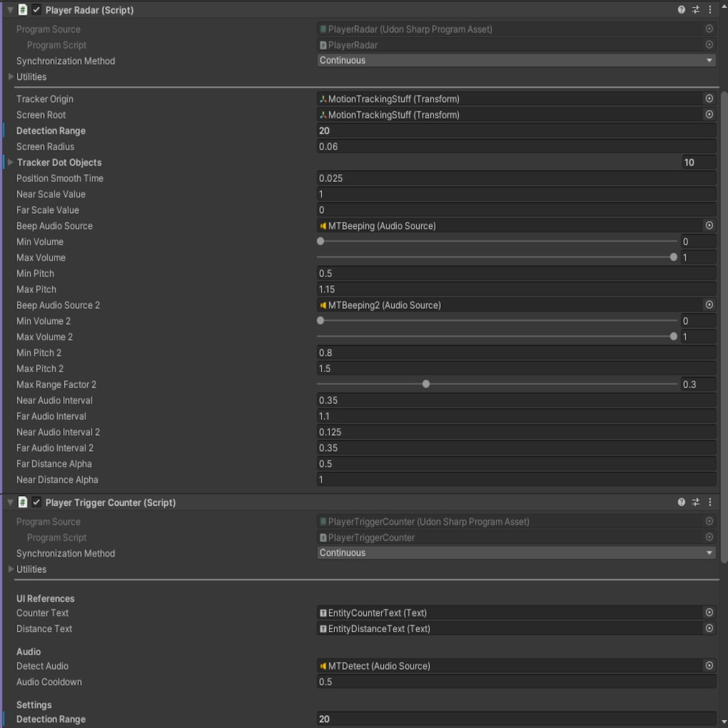 Motion Tracker I VRChat World Asset