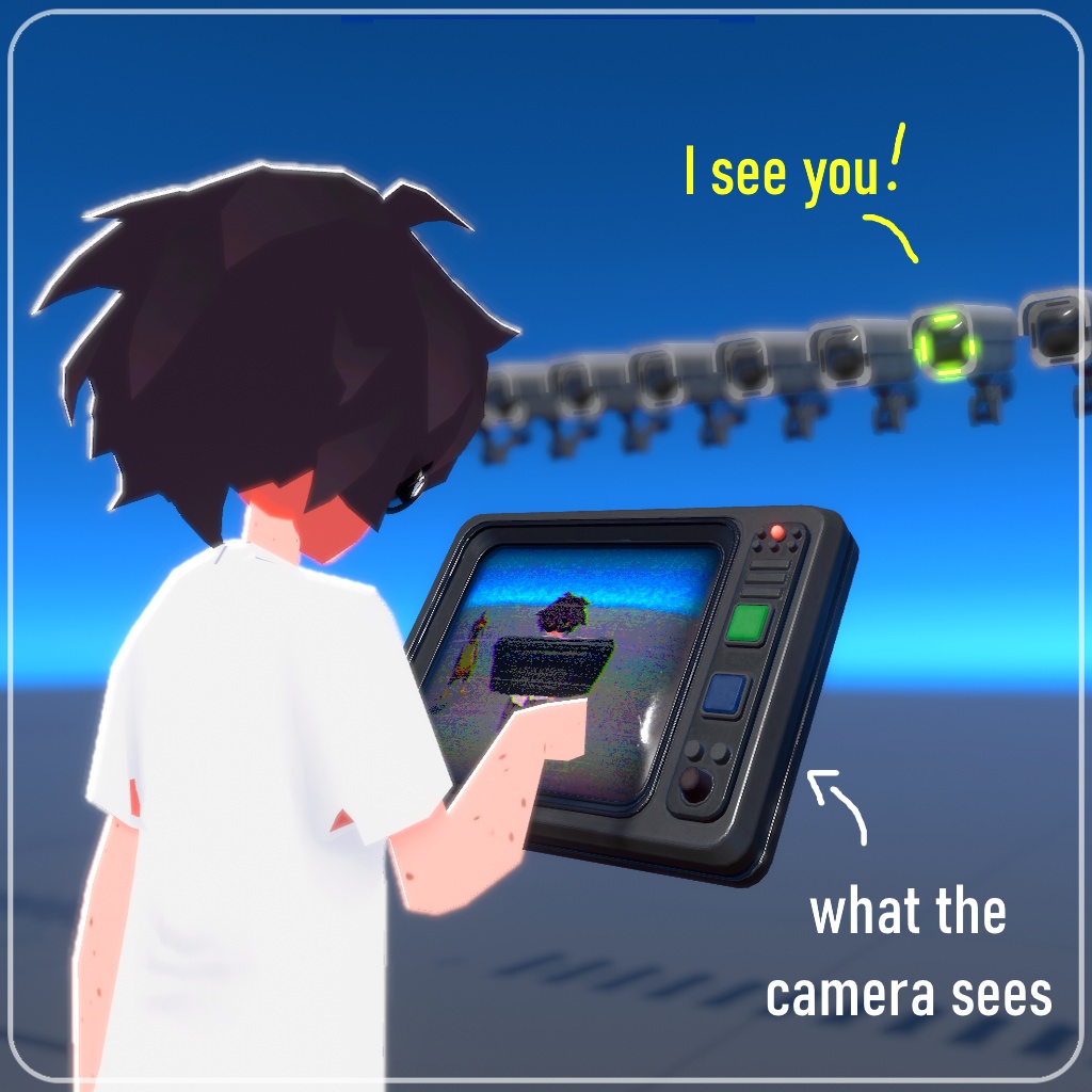 [VRC] CCTV Camera System CCTVカメラシステム - EGirlRepellent - BOOTH