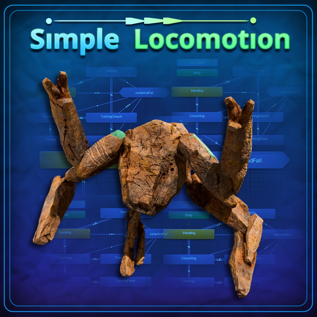 [VRC] Simple Locomotion  シンプルな移動