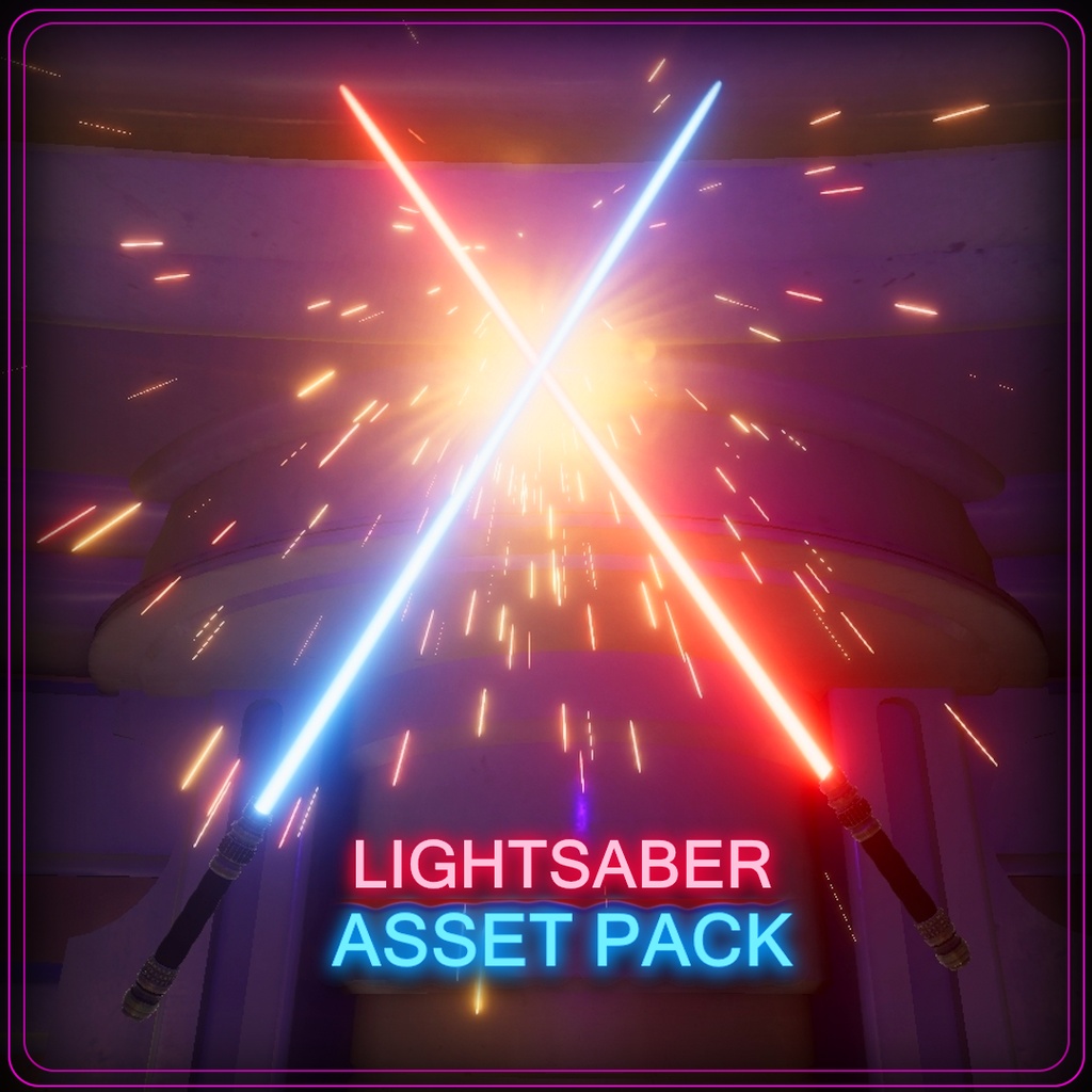 [VRC] Lightsaber Asset Pack  ライトセーバー・アセットパック